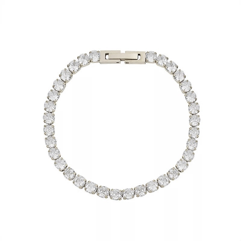 Zirconia Bracelet Silver